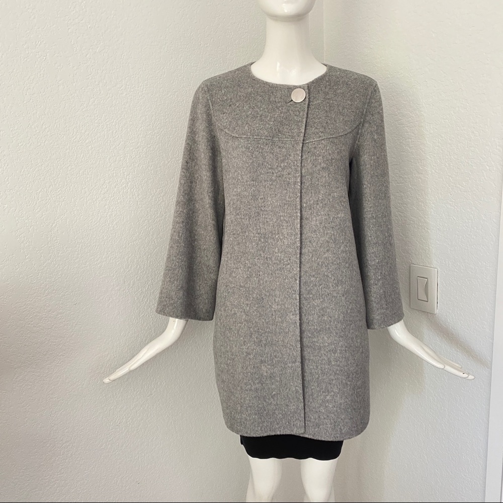 Zara gray wool coat